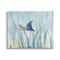 Stupell Industries Stingray Aquatic Animal Ocean Blue Spotted Sea Creature Canvas Wall Art
